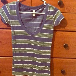 V neck t shirt with matching cardigan( set)